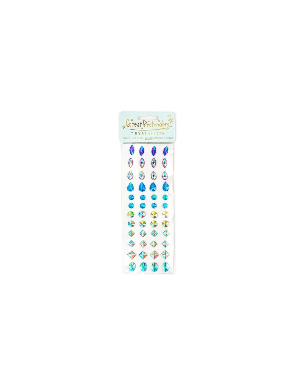 Great Pretenders Cristaux autocollants pour le visage - Discount
