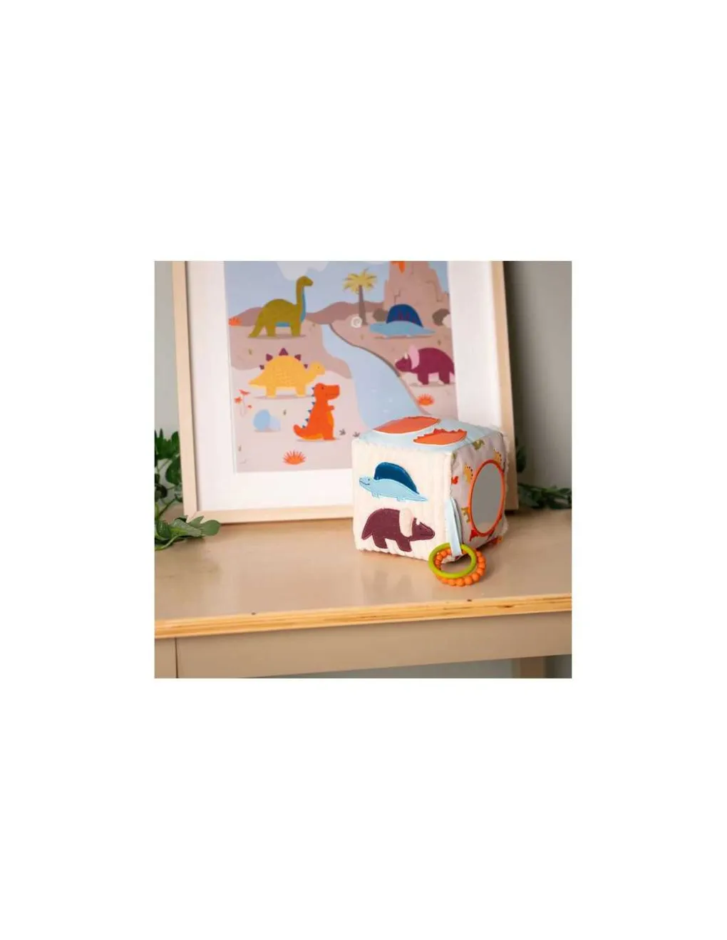 Little Big Friends Cube d'activités en tissu Les Amis Dinos - Discount