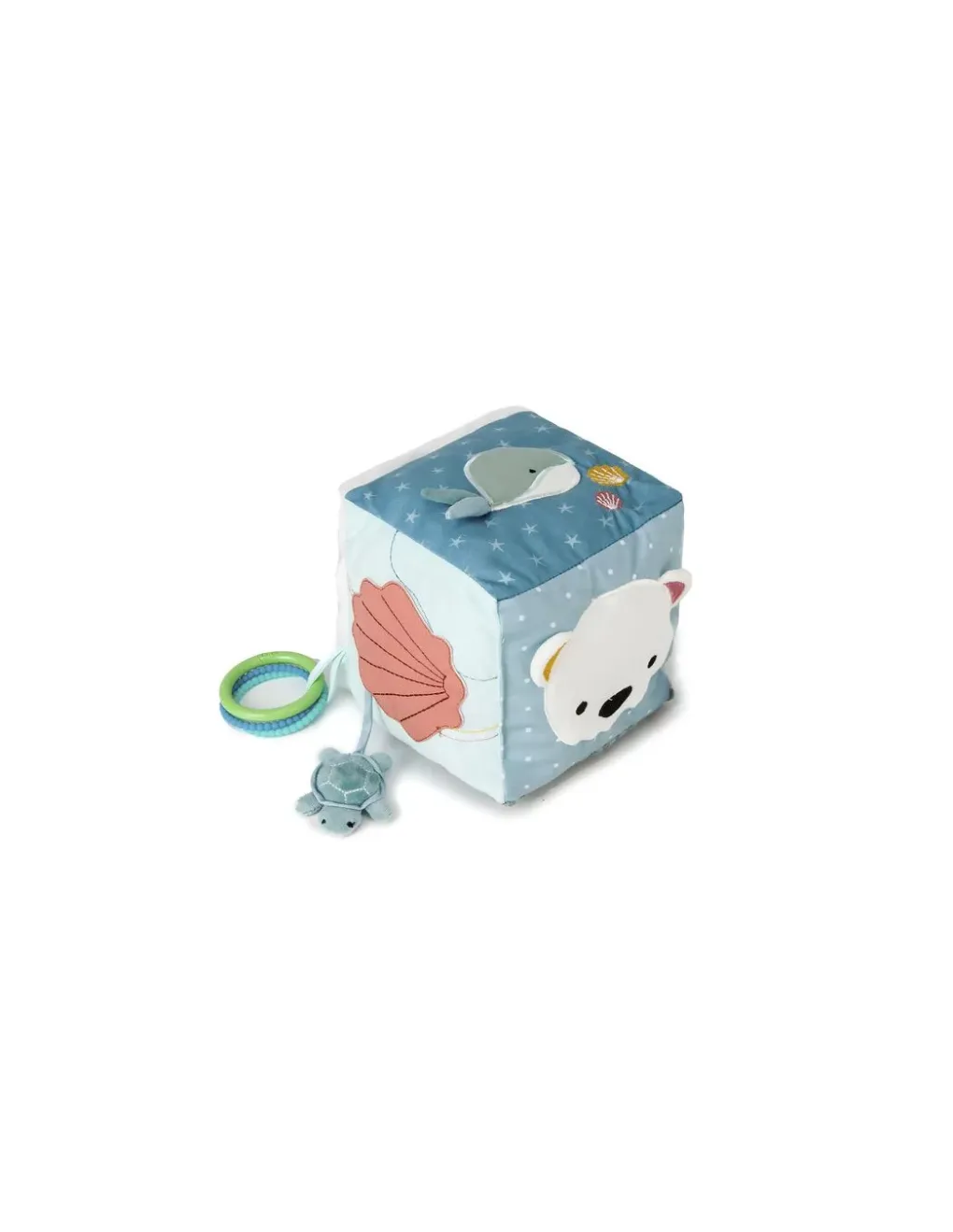 Little Big Friends Cube d'activités en tissu Océan - Sale