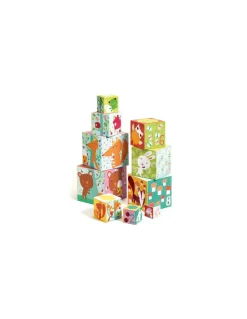 Djeco Cubes à empiler la forêt - Hot