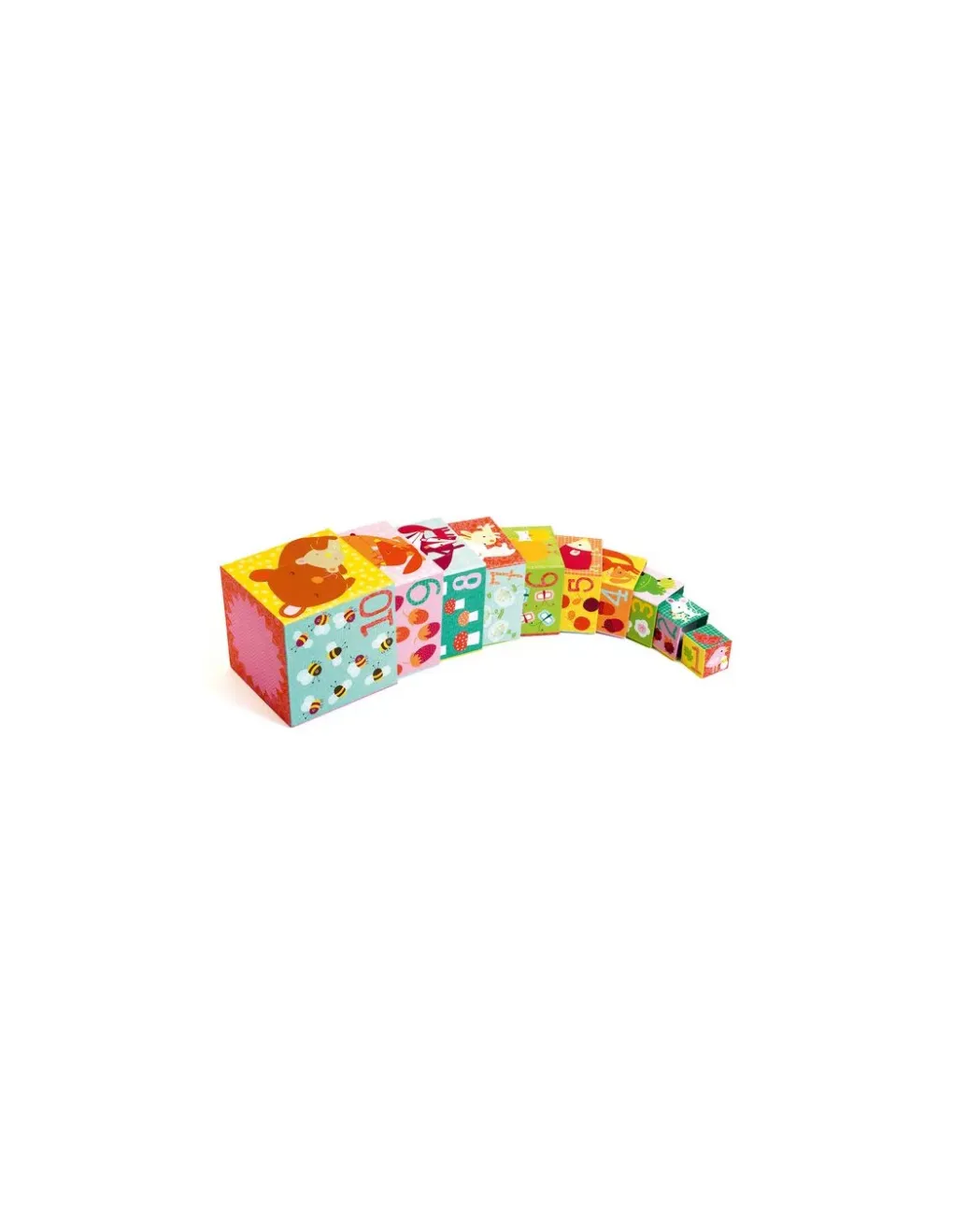 Djeco Cubes à empiler la forêt - Hot