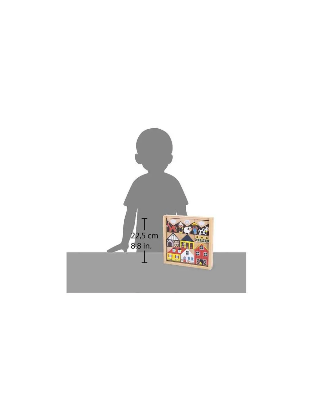 Janod Cubes Campagne Cross Roads - Online