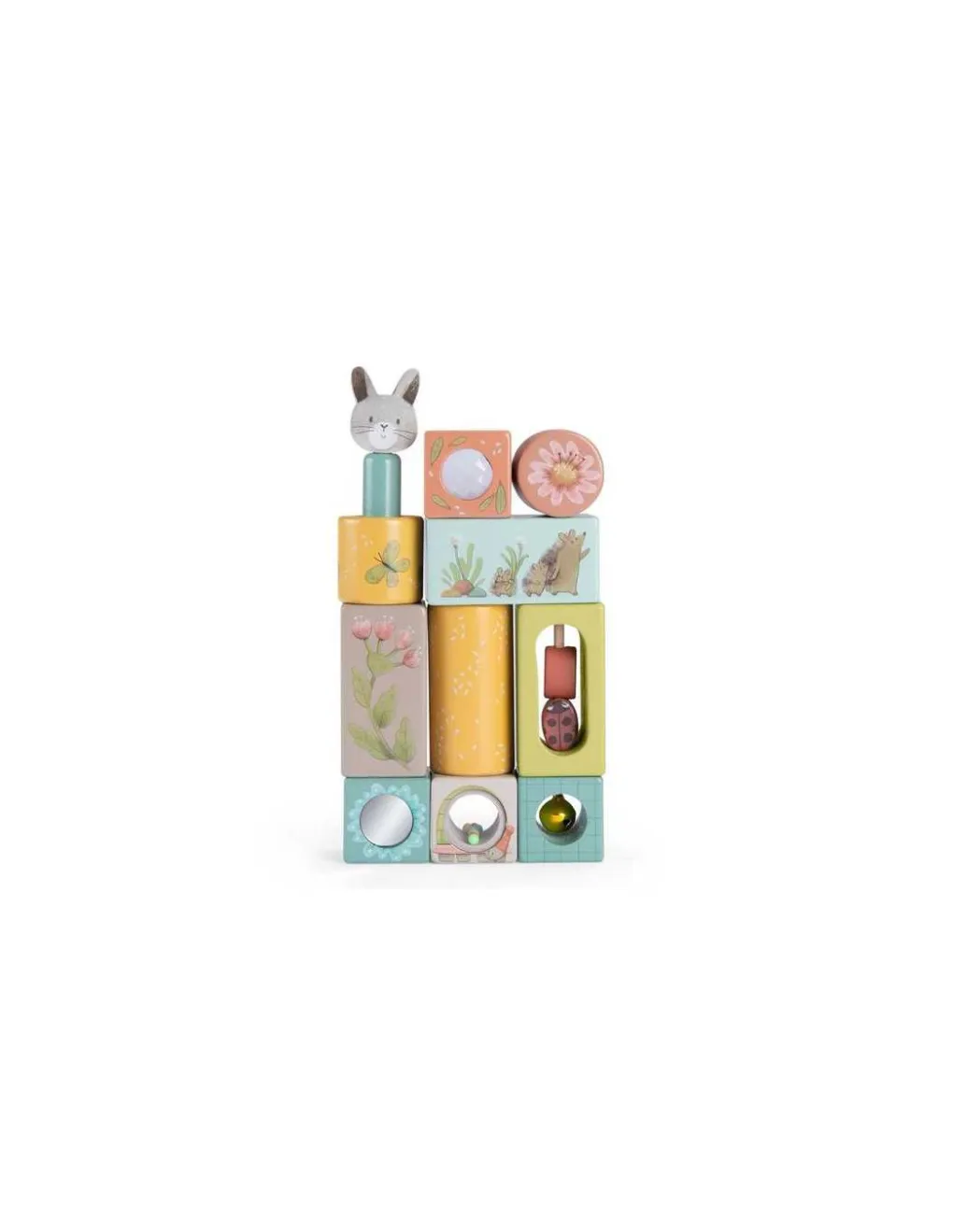 Moulin Roty Cubes d'activités Trois petits lapins - Hot