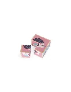 Janod Cubes en bois bébés animaux - Hot