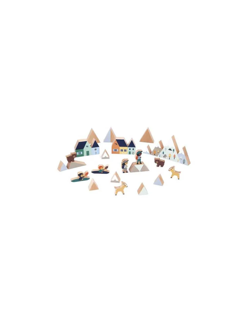 Janod Cubes La Vallée Blanche Cross Roads - Sale