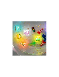 Glo Pals Cubes lumineux Véhicules - Hot