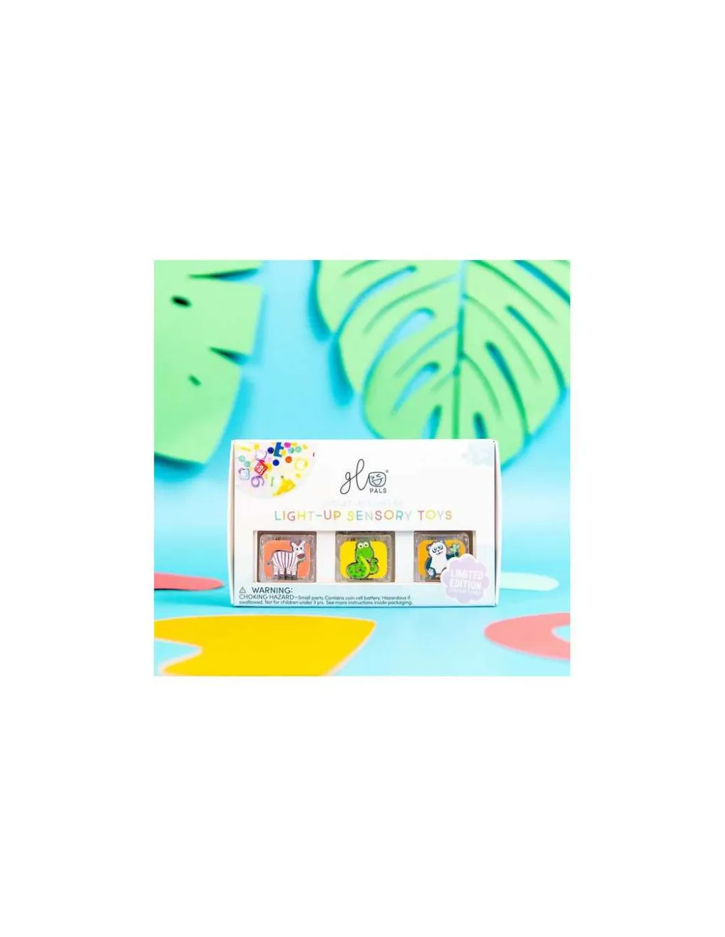 Glo Pals Cubes lumineux Zoo - Hot