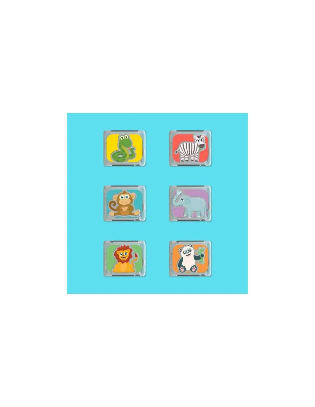 Glo Pals Cubes lumineux Zoo - Hot