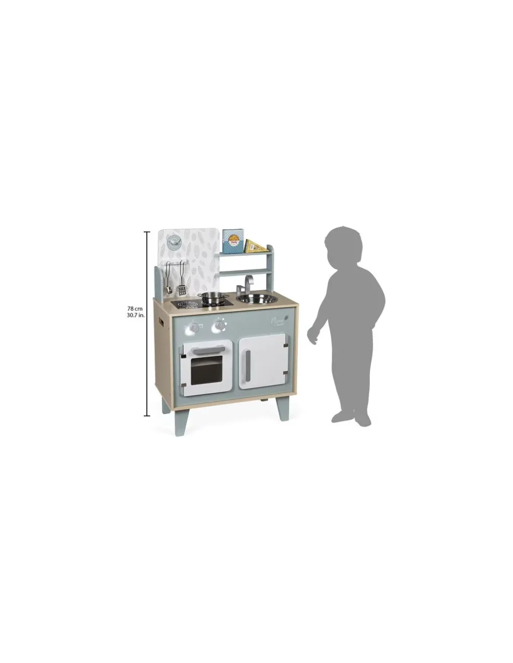 Janod Cuisine Plume en bois - Sale
