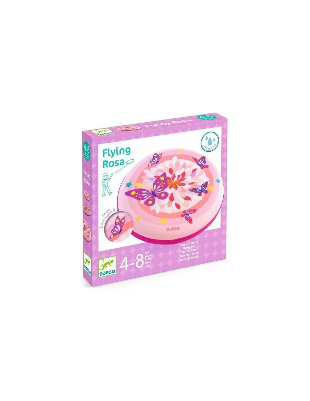 Djeco Disque à lancer Flying Rosa - Online
