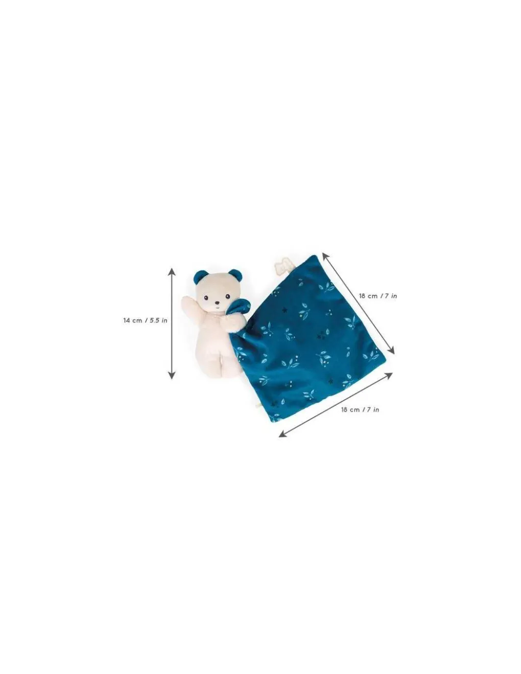 Kaloo Doudou ours Carré Douceur Noctambule - Online