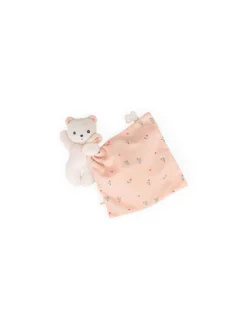 Kaloo Doudou ours Feuilles d'amour Carré Douceur - Discount