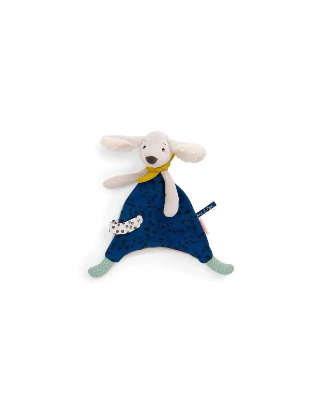 Moulin Roty Doudou Pilou bleu Puce & Pilou - Discount