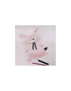 Mailou Tradition Doudou rosée lapin Dorlotin - Maïlou Tradition Sale