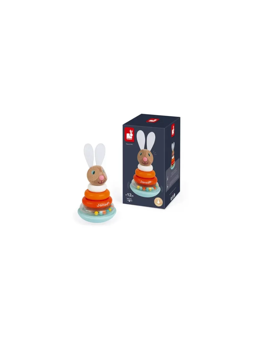Janod Empilable culbuto lapin - Sale