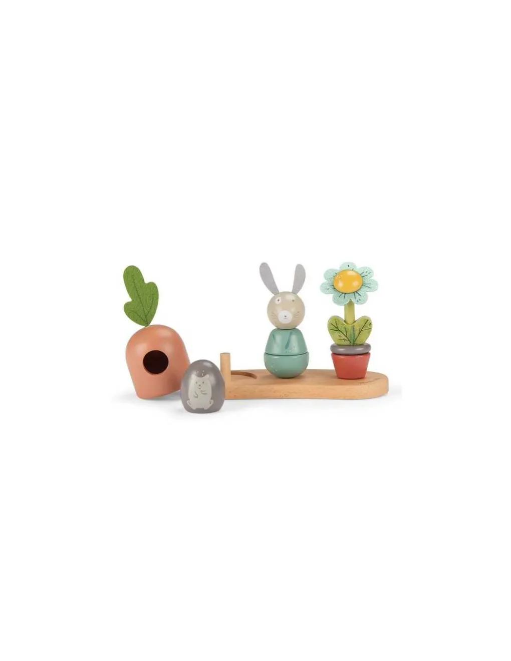 Moulin Roty Empilable multi-activités Trois petits lapins - Outlet