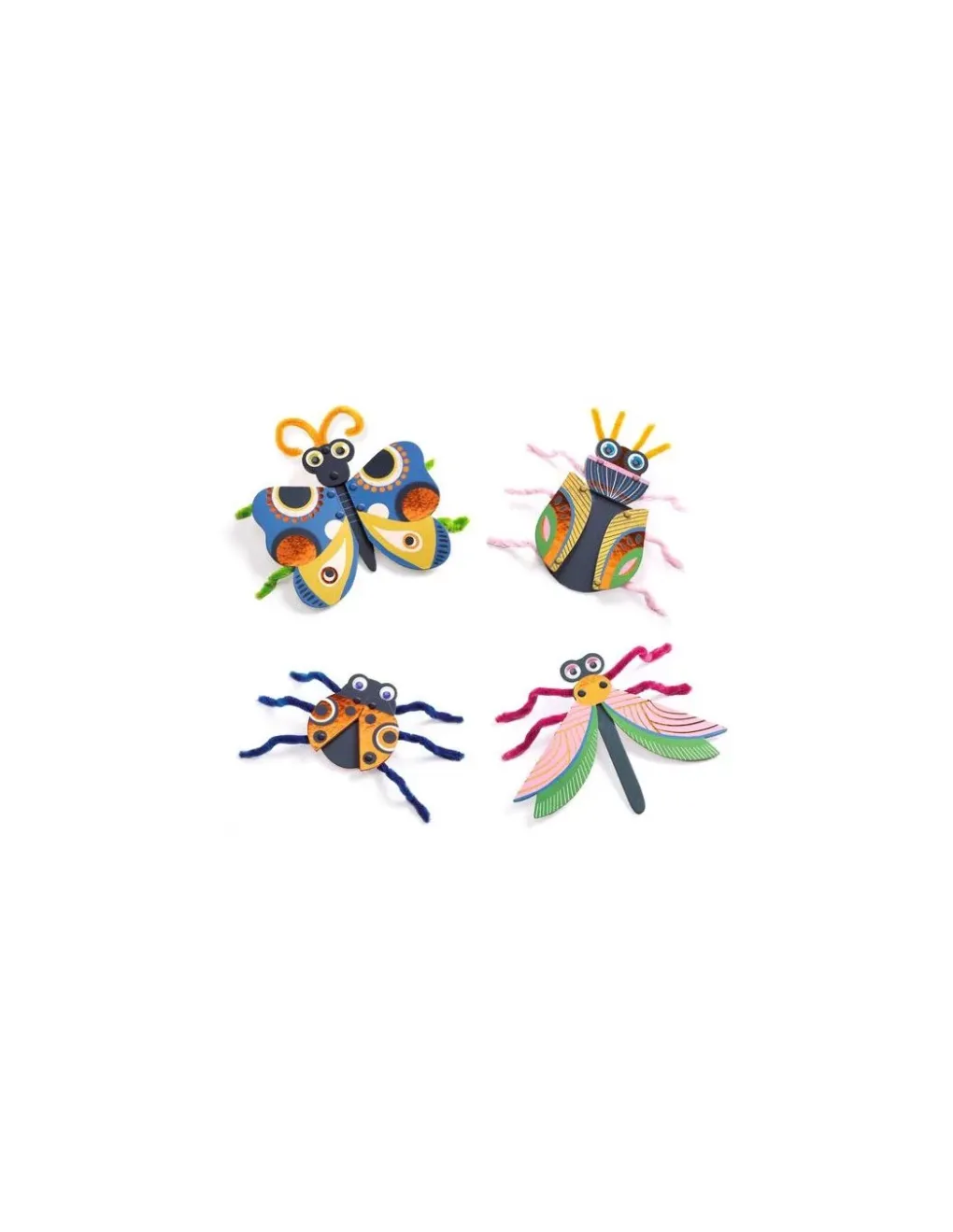 Djeco Enfilage Bestioles en fils chenilles - Online