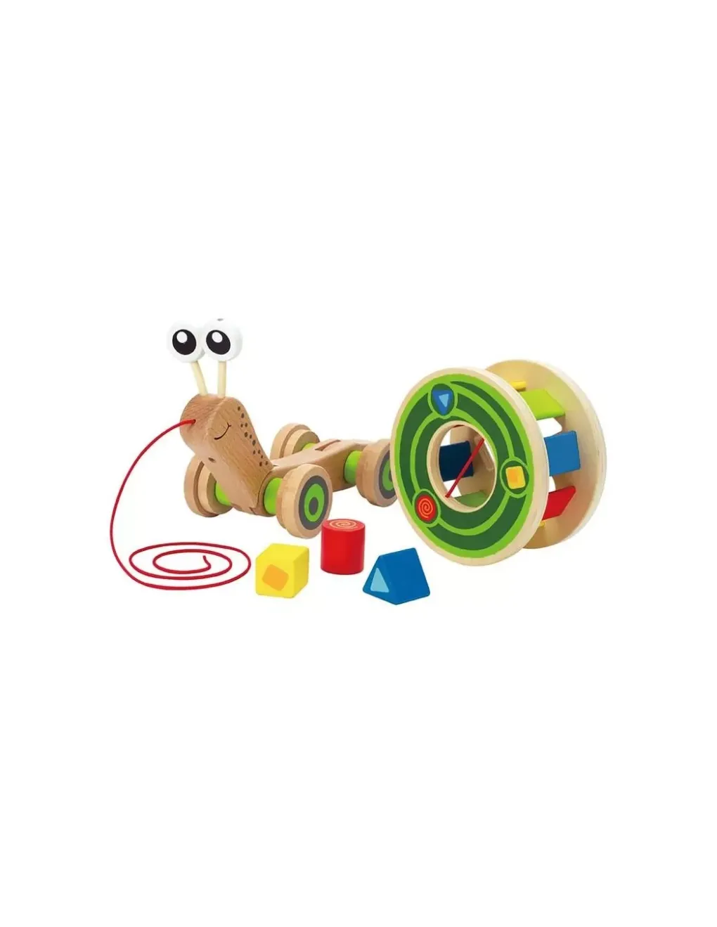 Hape Toys Escargot à tirer avec formes - Hape New