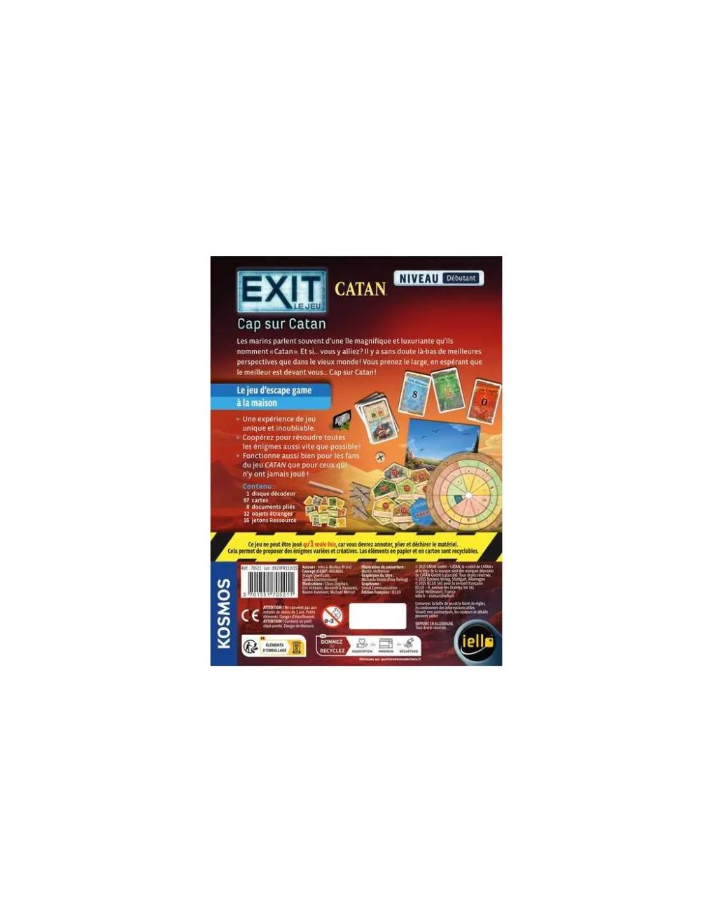 Iello EXIT Cap sur Catan Discount