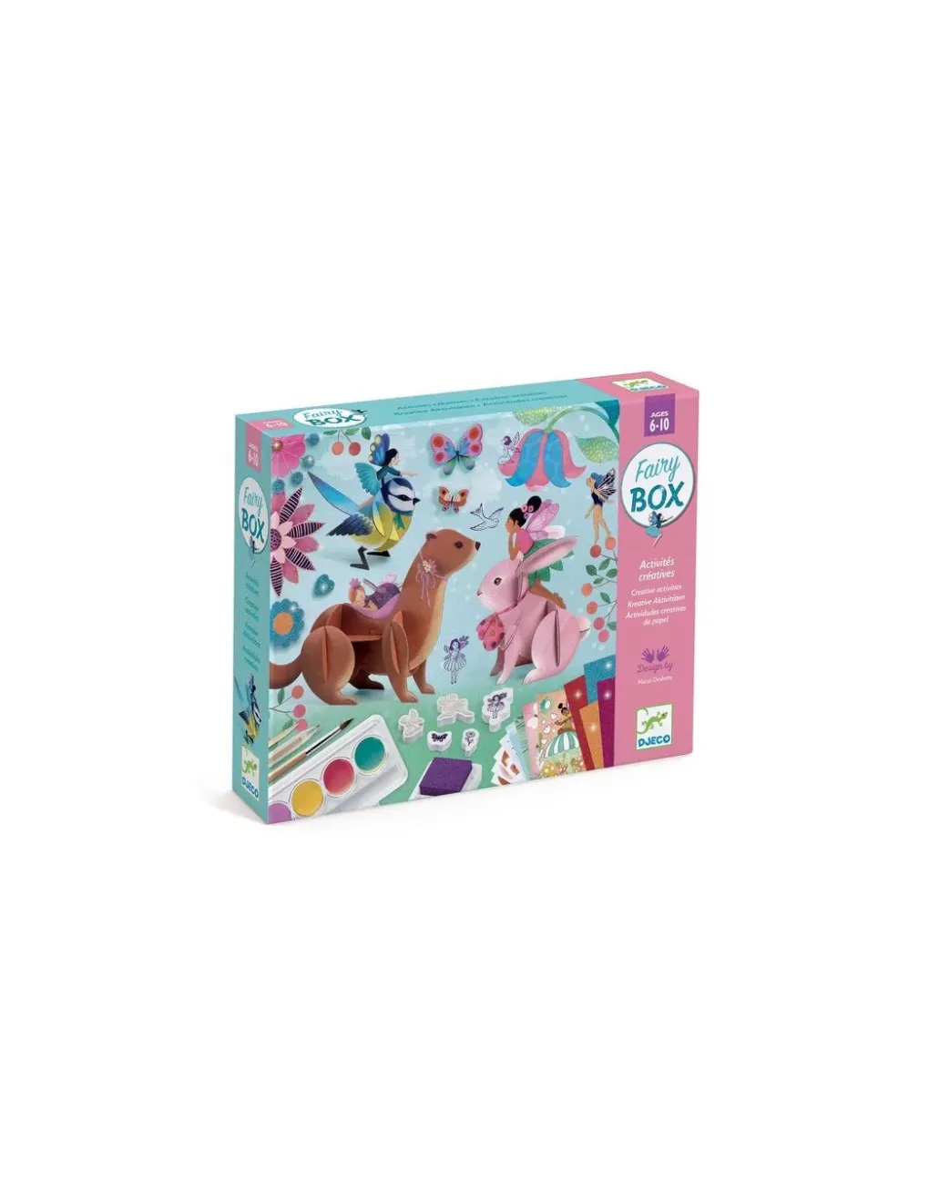 Djeco Fairy Box coffret 6 activités créatives - Clearance
