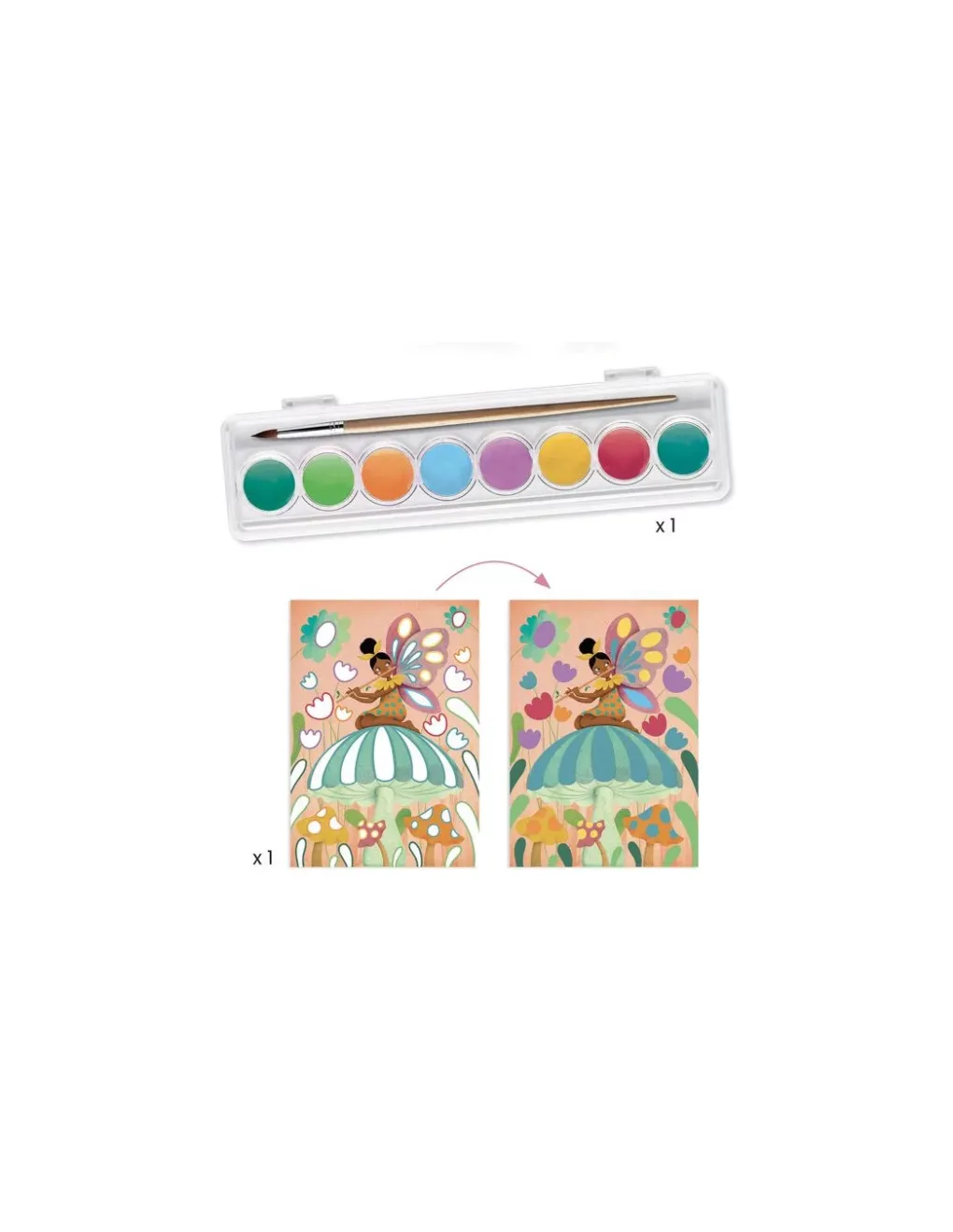 Djeco Fairy Box coffret 6 activités créatives - Clearance