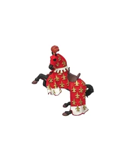 Papo Figurine cheval du prince Philippe rouge - Sale