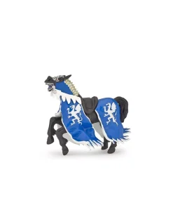 Papo Figurine cheval du roi au dragon bleu - Discount