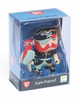 Djeco Figurine pirate Arty Toys Sam Parrot - New