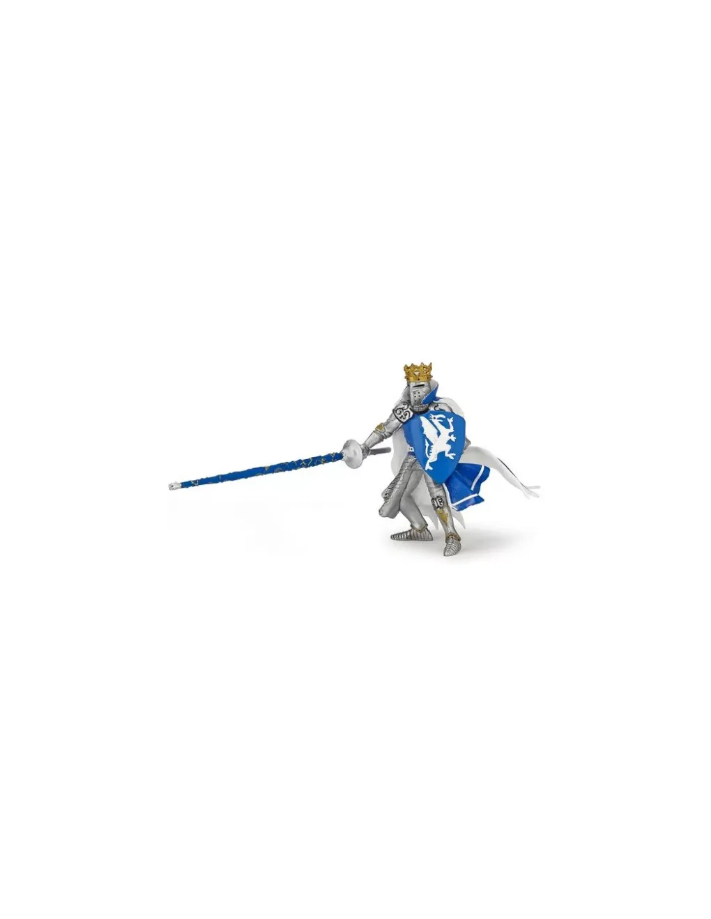 Papo Figurine roi au dragon bleu - New