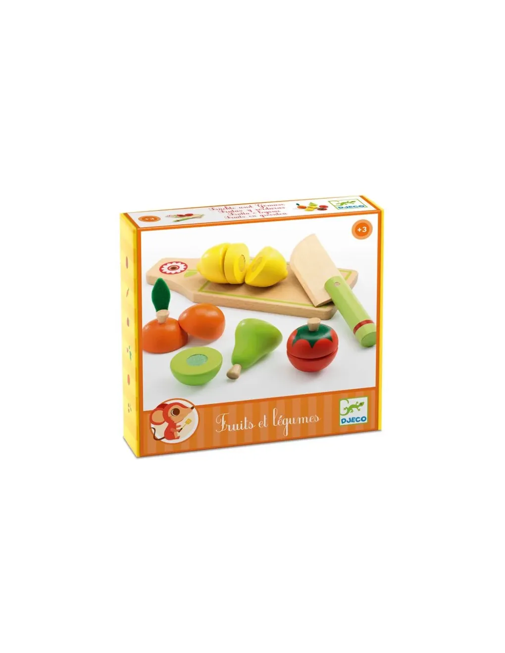 Djeco Fruits et légumes à découper - Outlet