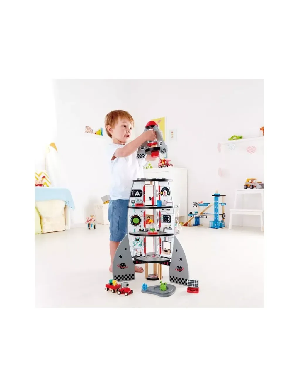 Hape Toys Fusée spatiale - Hape Discount