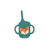 Sassi junior Gobelet avec paille en silicone Crunchy le renard - Sassi New