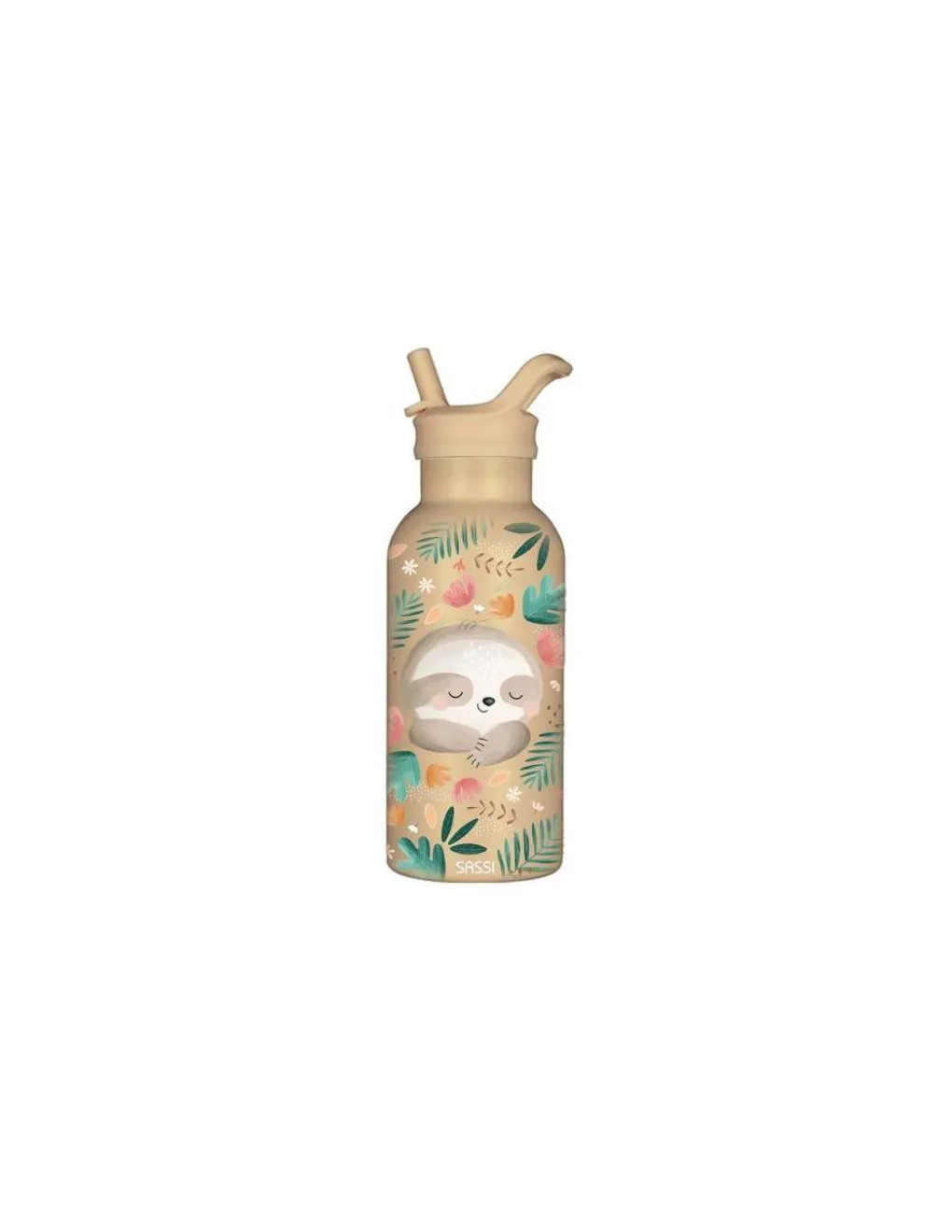 Sassi junior Gourde isotherme Gnawy le paresseux - Sassi Outlet