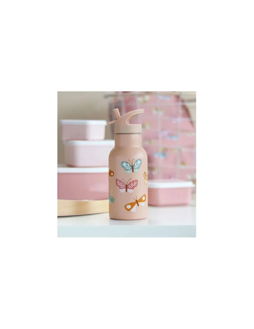 A little lovely company Gourde métal Butterflies - Outlet