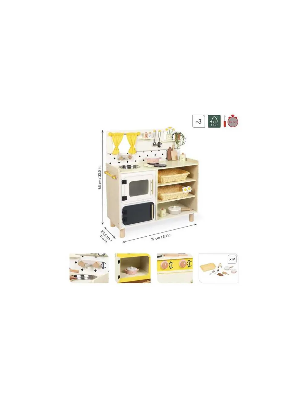 Janod Grande cuisine équipée Mamie Soleil -