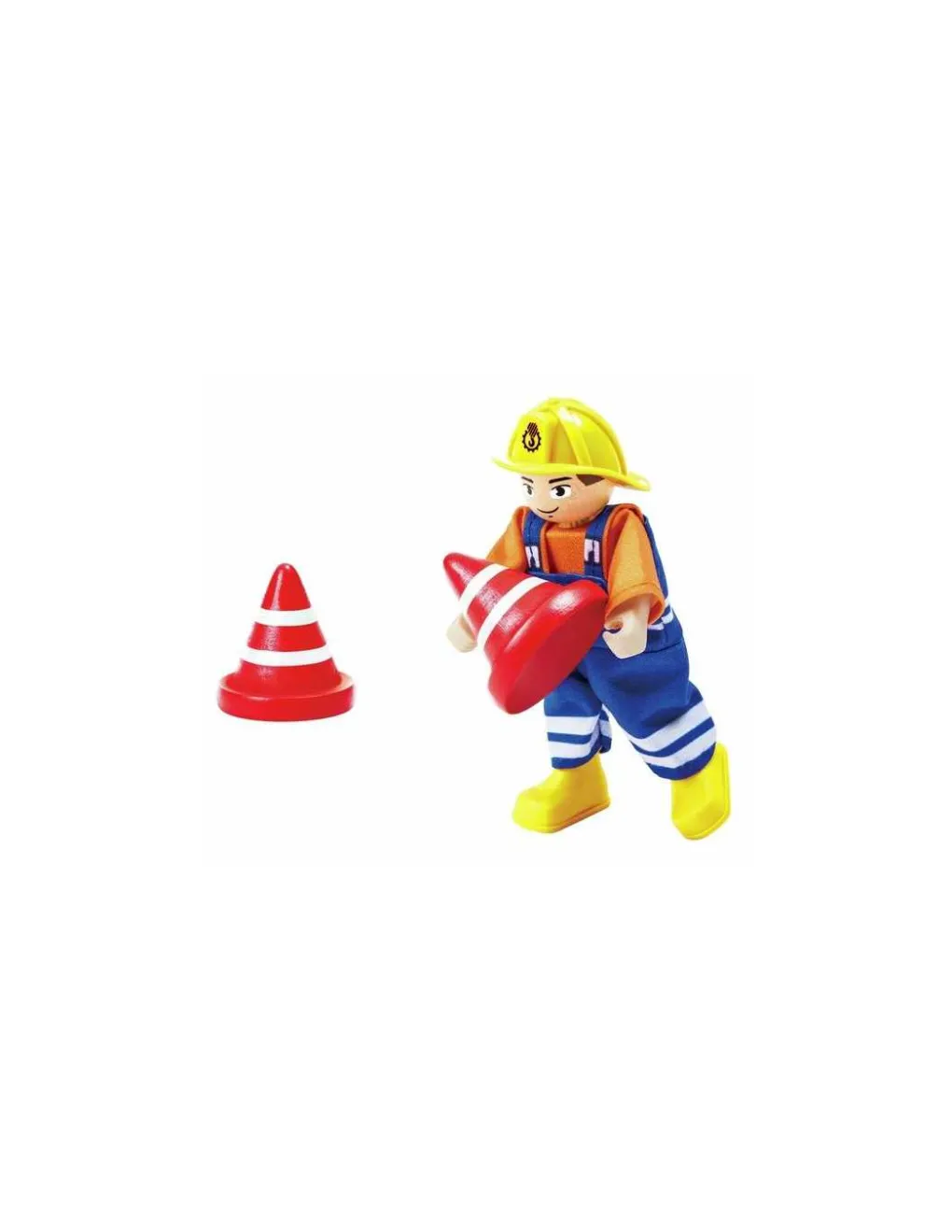 Hape Toys Grande grue de chantier en bois - Hape Sale