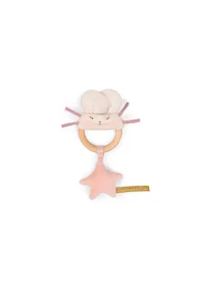 Moulin Roty Hochet anneau bois souris rose La petite école de danse - Discount