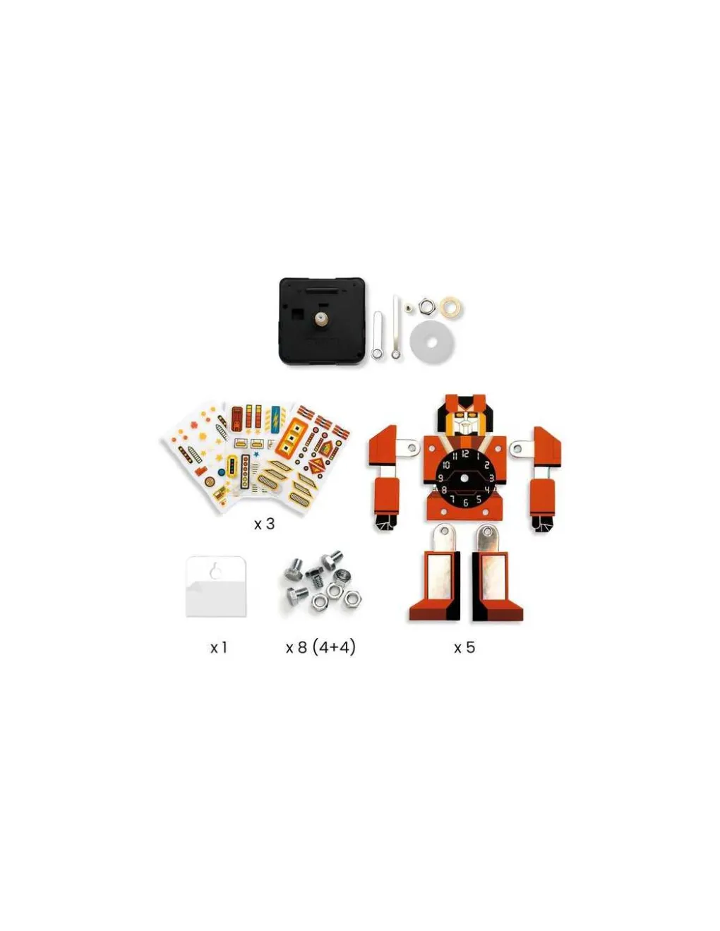 Djeco Horloge à créer Robotime - Do it Yourself - Sale