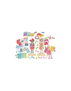 Hape Toys Je m'habille avec mes vêtements aimantés - Hape New