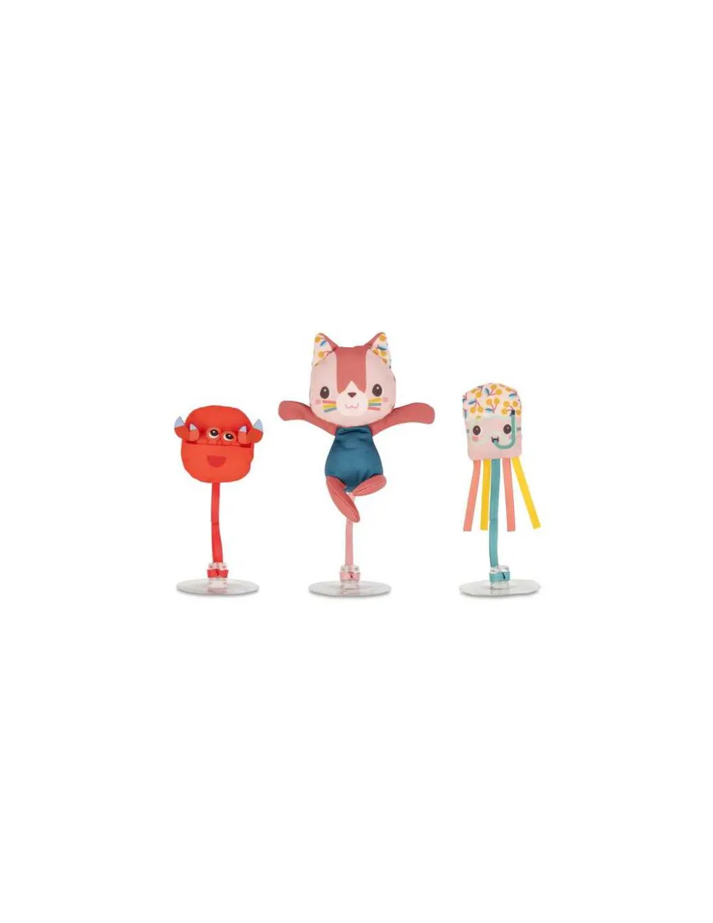 Lilliputiens Jeanne 3 personnages de bain ventouses - Sale