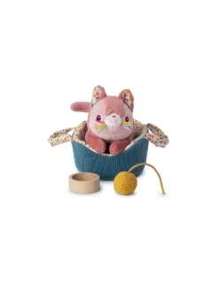 Lilliputiens Jeanne le chat et son panier - Outlet