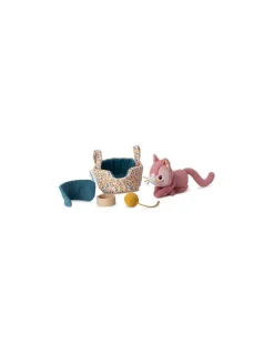 Lilliputiens Jeanne le chat et son panier - Outlet