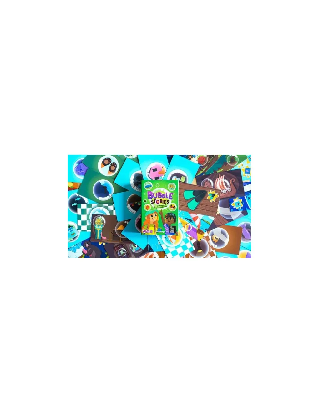 Blue orange Jeu Bubble Stories Vacances