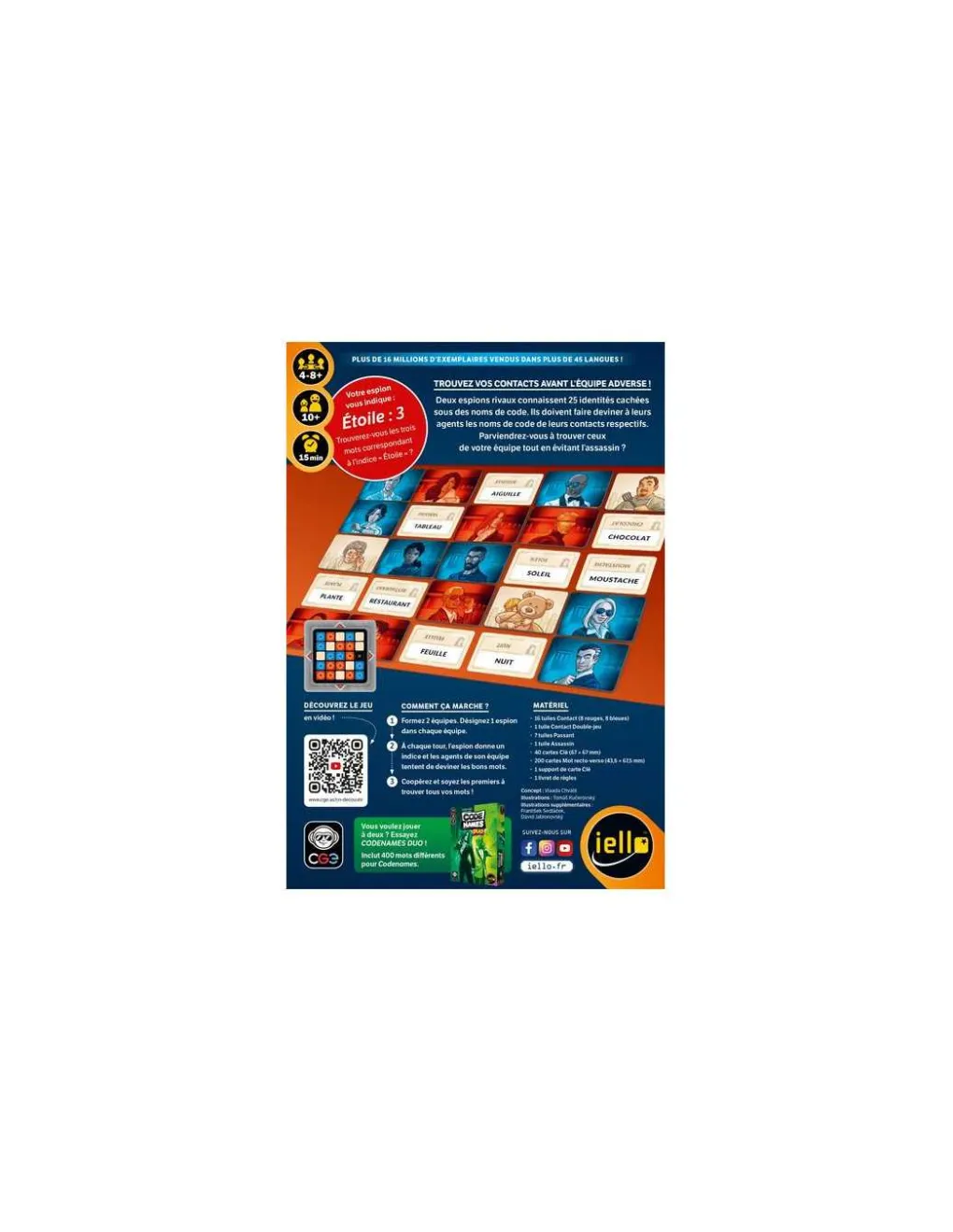 Iello Jeu Codenames Hot