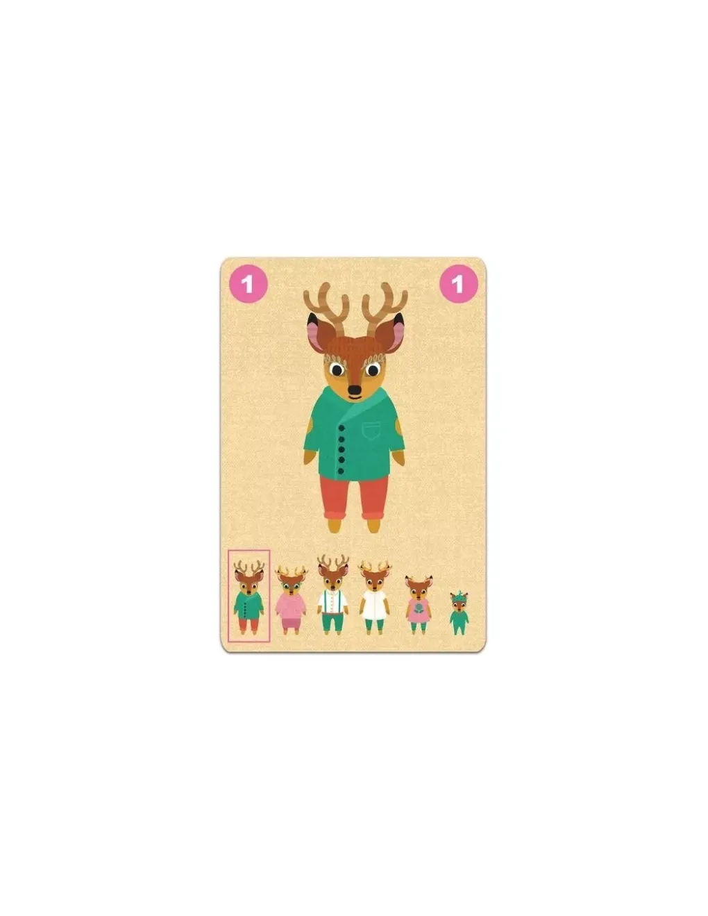 Djeco Jeu de 7 familles Familou - Online