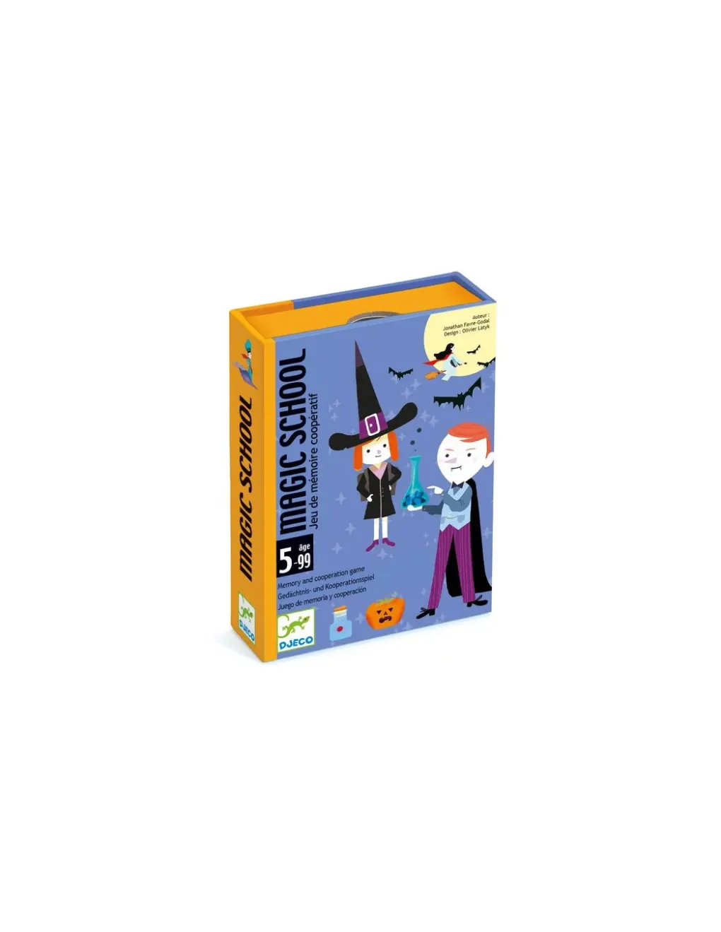 Djeco Jeu de carte Magic school - New