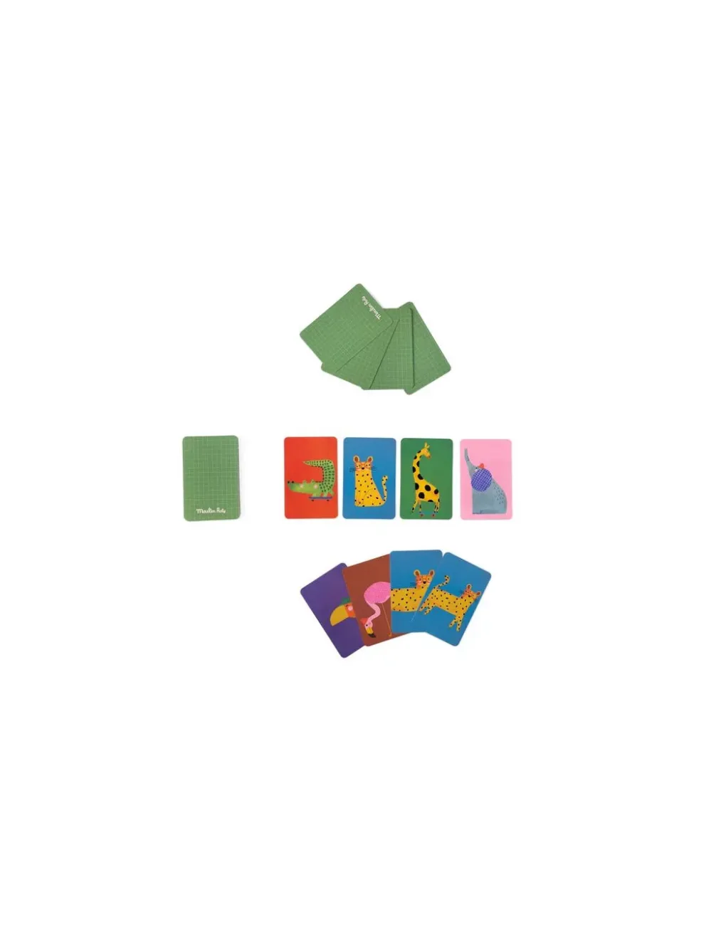 Moulin Roty Jeu de cartes collec'animo Les toupitis - New