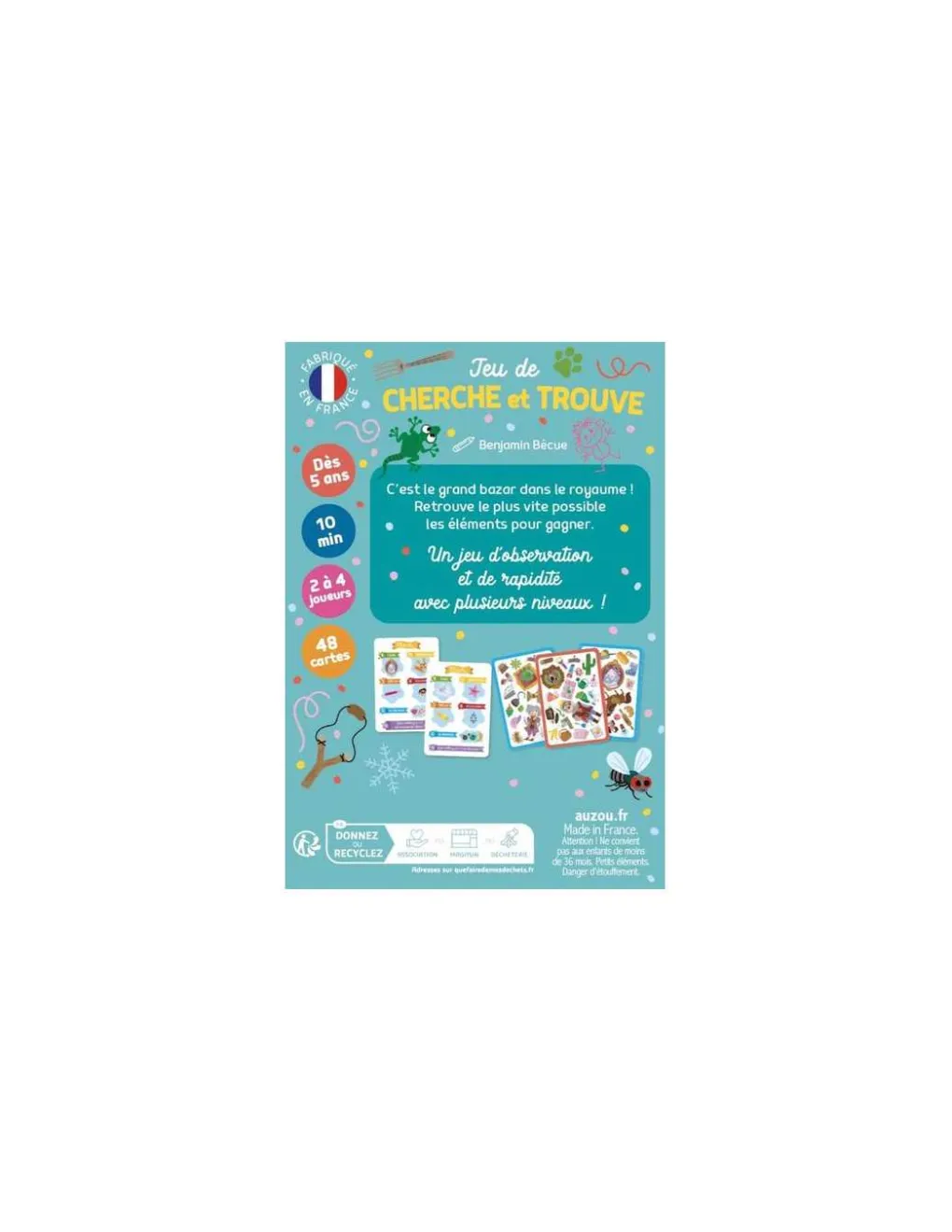 Auzou Jeu de cherche et trouve les Dubazar - Discount