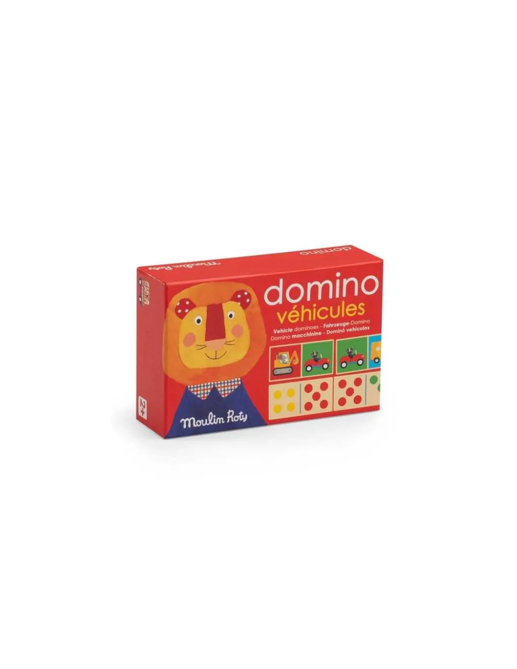 Moulin Roty Jeu de dominos véhicules en bois Les Popipop - Best