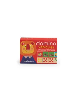 Moulin Roty Jeu de dominos véhicules en bois Les Popipop - Best